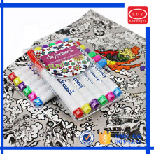 Christmas Promotional Gift ASTMD4236/EN71 Certification Non-toxic to Skin Drawing, Dooling Texitile Marker Pens